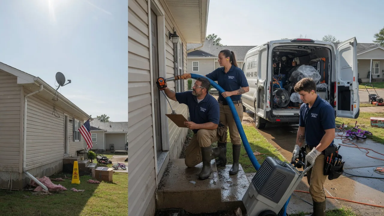 Ceiling Water Damage Restoration in Waldron, IN near me
